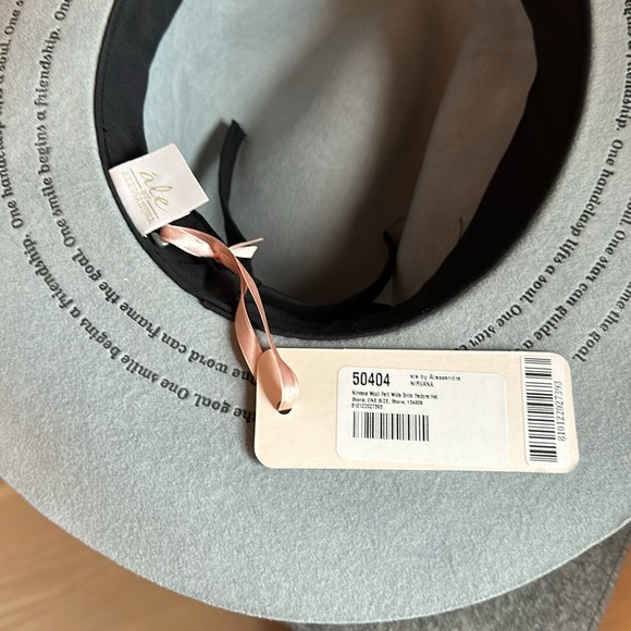 Ale by Alessandra NWT dove grey nirvana wool felt hat - Picture 3 of 5